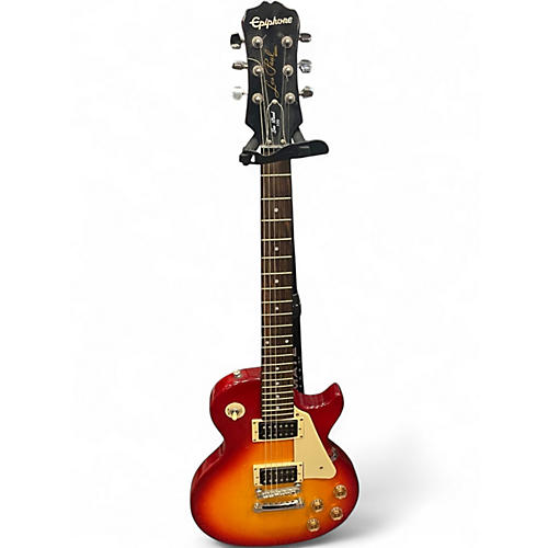 Used Epiphone Les Paul 100 Bolt On Cherry Sunburst Solid Body Electric Guitar Cherry Sunburst
