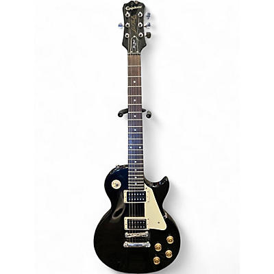 Used Epiphone Les Paul 100 Bolt On Ebony Solid Body Electric Guitar