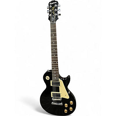 Used Epiphone Les Paul 100 Bolt On Ebony Solid Body Electric Guitar