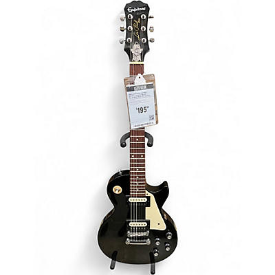 Used Epiphone Les Paul 100 Bolt On Flat Black Solid Body Electric Guitar