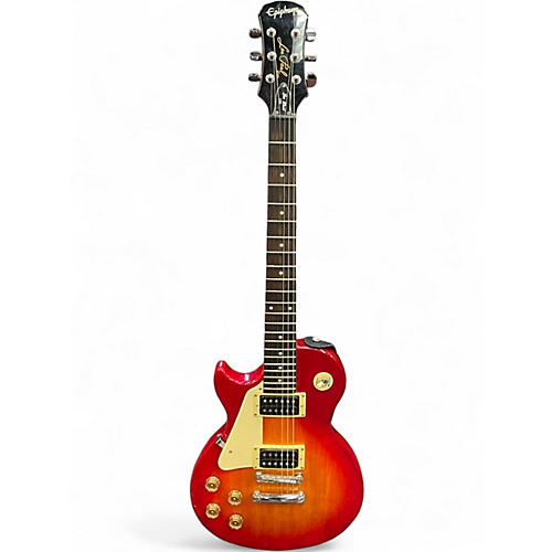 Used Epiphone Les Paul 100 Bolt On Left Handed 2 Color Sunburst Electric Guitar 2 Color Sunburst