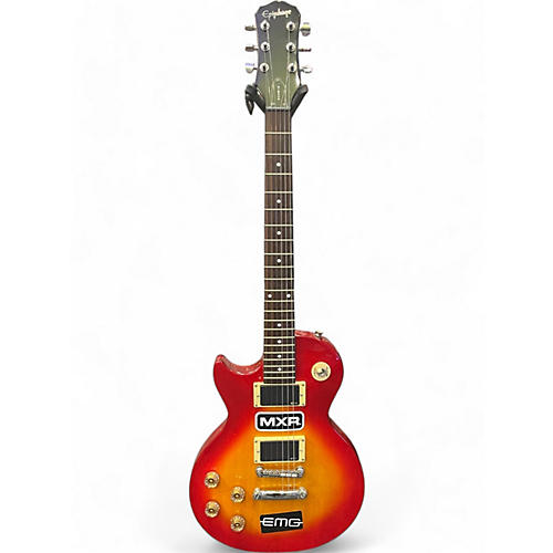 Epiphone Used Epiphone Les Paul 100 Bolt On Left Handed Cherry Sunburst Electric Guitar Cherry Sunburst