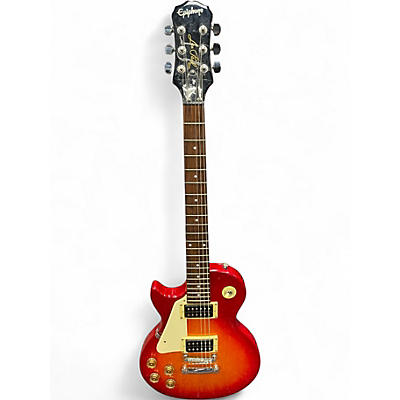Used Epiphone Les Paul 100 Bolt On Left Handed Cherry Sunburst Electric Guitar