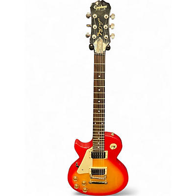 Used Epiphone Les Paul 100 Bolt On Left Handed Cherry Sunburst Electric Guitar