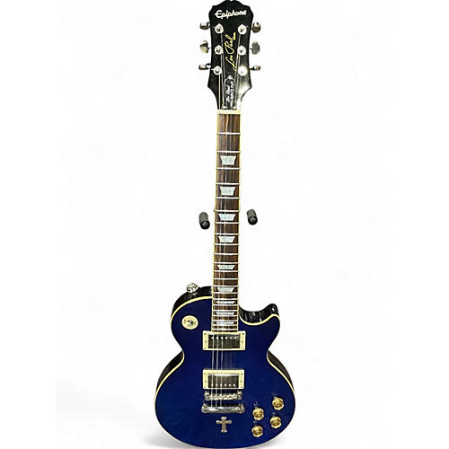 Used Epiphone Les Paul 1060 Tribute Plus Blue Solid Body Electric Guitar Blue