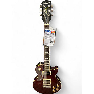 Epiphone Used Epiphone Les Paul 1960 Tribute Plus Wine Red Flame Top Solid Body Electric Guitar