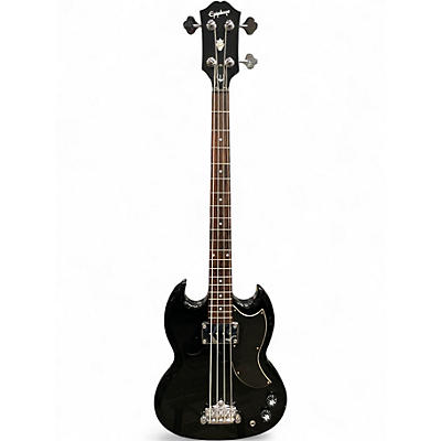 Used Epiphone Les Paul Bass Black Electric Bass Guitar