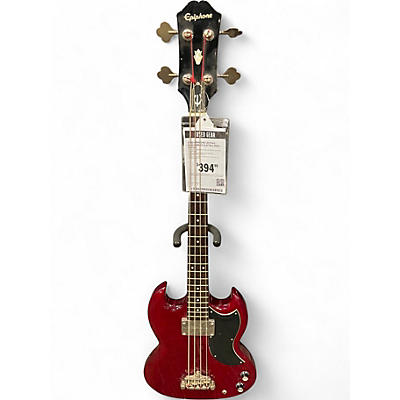 Used Epiphone Les Paul Bass Merlot Electric Bass Guitar