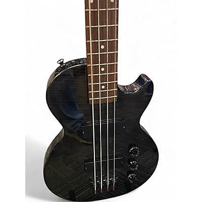 Used Epiphone Les Paul Bass Trans Black Electric Bass Guitar