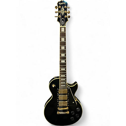 Used Epiphone Les Paul Black Beauty 3 Black Solid Body Electric Guitar Black