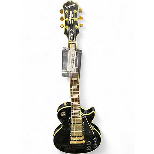 Used Epiphone Les Paul Black Beauty 3 Black Solid Body Electric Guitar Black