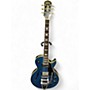 Used Epiphone Les Paul Blue Solid Body Electric Guitar Blue