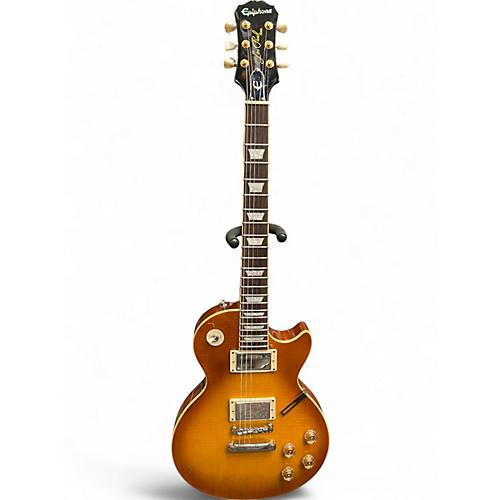 Used Epiphone Les Paul Classic 2 Tone Sunburst Solid Body Electric Guitar 2 Tone Sunburst