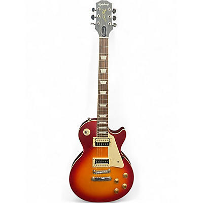 Used Epiphone Les Paul Classic 2 Tone Sunburst Solid Body Electric Guitar