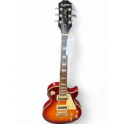 Used Epiphone Les Paul Classic 2 Tone Sunburst Solid Body Electric Guitar