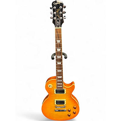 Used Epiphone Les Paul Classic Amber Solid Body Electric Guitar