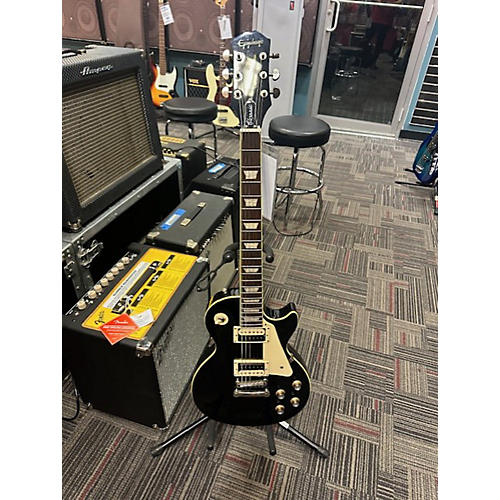 Epiphone Used Epiphone Les Paul Classic Black Solid Body Electric Guitar Black