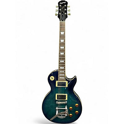 Used Epiphone Les Paul Classic Blue Burst Solid Body Electric Guitar