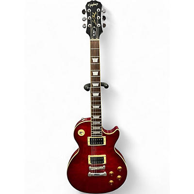 Used Epiphone Les Paul Classic Crimson Red Trans Solid Body Electric Guitar