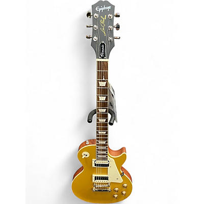 Used Epiphone Les Paul Classic Gold Top Solid Body Electric Guitar