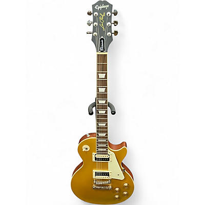 Used Epiphone Les Paul Classic Gold Top Solid Body Electric Guitar