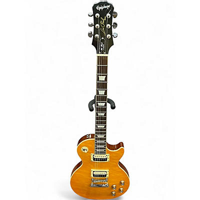 Used Epiphone Les Paul Classic Honey Blonde Solid Body Electric Guitar