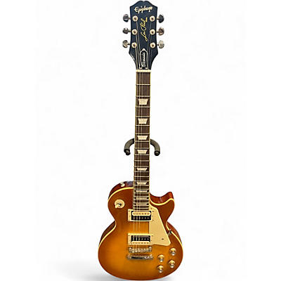 Used Epiphone Les Paul Classic Iced Tea Solid Body Electric Guitar
