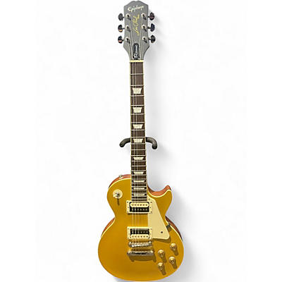 Used Epiphone Les Paul Classic Metallic Gold Solid Body Electric Guitar