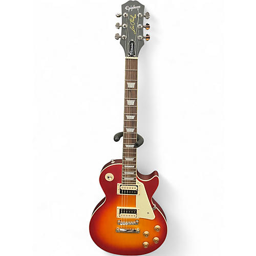 Used Epiphone Les Paul Classic Orange Solid Body Electric Guitar Orange