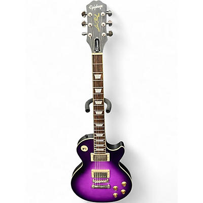 Used Epiphone Les Paul Classic Purple Burst Solid Body Electric Guitar