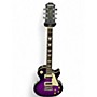 Used Epiphone Les Paul Classic Purple Solid Body Electric Guitar Purple