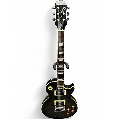 Used Epiphone Les Paul Classic Trans Black Solid Body Electric Guitar