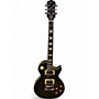 Used Epiphone Les Paul Classic Trans Black Solid Body Electric Guitar Trans Black