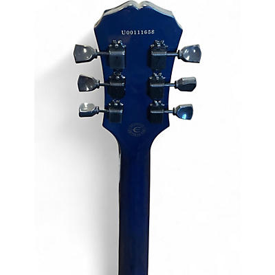 Used Epiphone Les Paul Classic Trans Blue Solid Body Electric Guitar