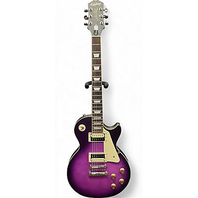 Epiphone Used Epiphone Les Paul Classic Trans Purple Solid Body Electric Guitar