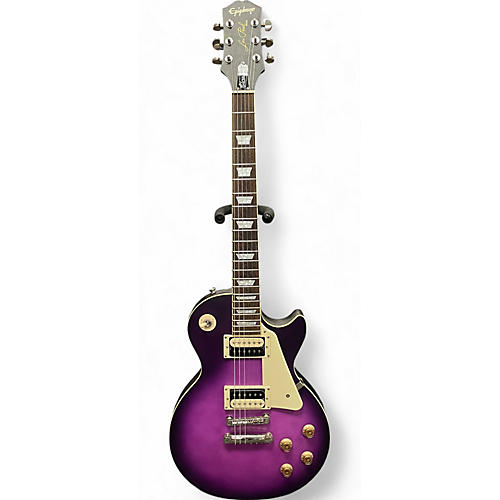 Epiphone Used Epiphone Les Paul Classic Trans Purple Solid Body Electric Guitar Trans Purple