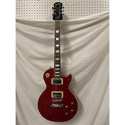 Epiphone Used Epiphone Les Paul Classic Trans Red Solid Body Electric Guitar