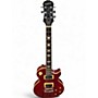Used Epiphone Les Paul Classic Trans Red Solid Body Electric Guitar Trans Red