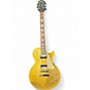 Used Epiphone Les Paul Classic Worn Gold Top Solid Body Electric Guitar Gold Top