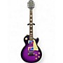 Used Epiphone Les Paul Classic Worn Purple Solid Body Electric Guitar Purple