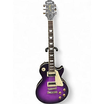 Used Epiphone Les Paul Classic purple burst Solid Body Electric Guitar