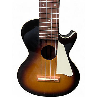 Used Epiphone Les Paul Concert 2 Tone Sunburst Ukulele