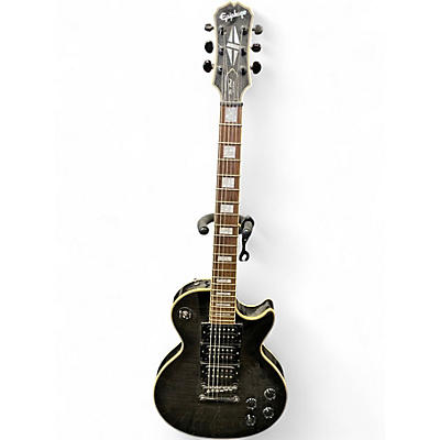 Used Epiphone Les Paul Custom 3-Plus Black Solid Body Electric Guitar
