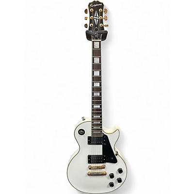 Used Epiphone Les Paul Custom ALPINE WHITE Solid Body Electric Guitar