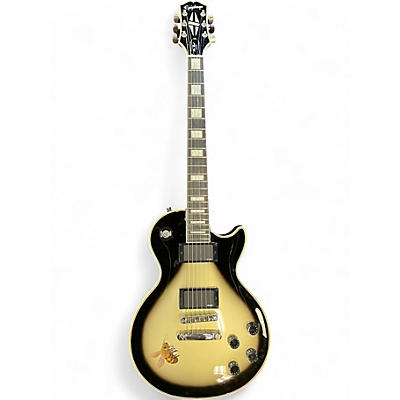 Used Epiphone Les Paul Custom Adam Jones Queen Bee v2 Black to Silver Solid Body Electric Guitar