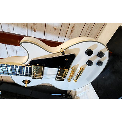 Epiphone Used Epiphone Les Paul Custom Alpine White Solid Body Electric Guitar Alpine White