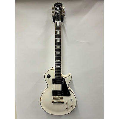 Epiphone Used Epiphone Les Paul Custom Alpine White Solid Body Electric Guitar