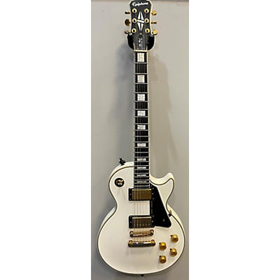 Epiphone Used Epiphone Les Paul Custom Alpine White Solid Body Electric Guitar