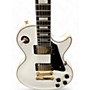 Used Epiphone Les Paul Custom Alpine White Solid Body Electric Guitar Alpine White