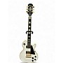 Used Epiphone Les Paul Custom Alpine White Solid Body Electric Guitar Alpine White